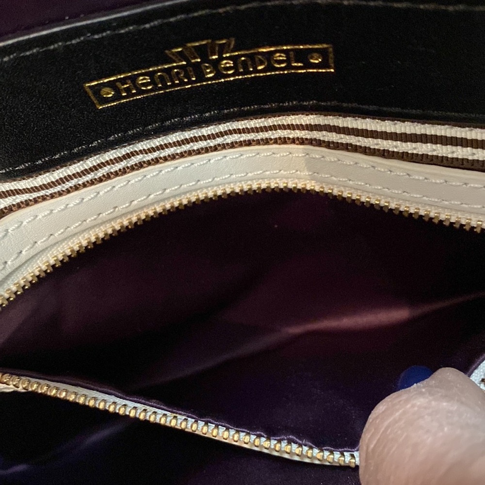 NWOT Henri Bendel handbag genuine leather - Picture 9 of 12